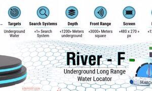 احدث جهاز ريفر إف بلس لكشف المياه الجوفية والآبار
