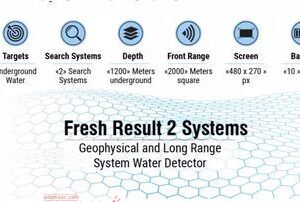 احدث جهاز فريش ريزلوت ذو نظامين لكشف المياه الجوفي